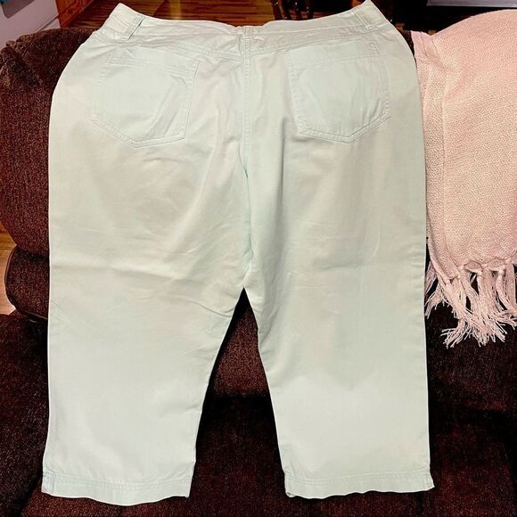 Covington Mint Green Capri Pants Sz 10 - Picture 3 of 13